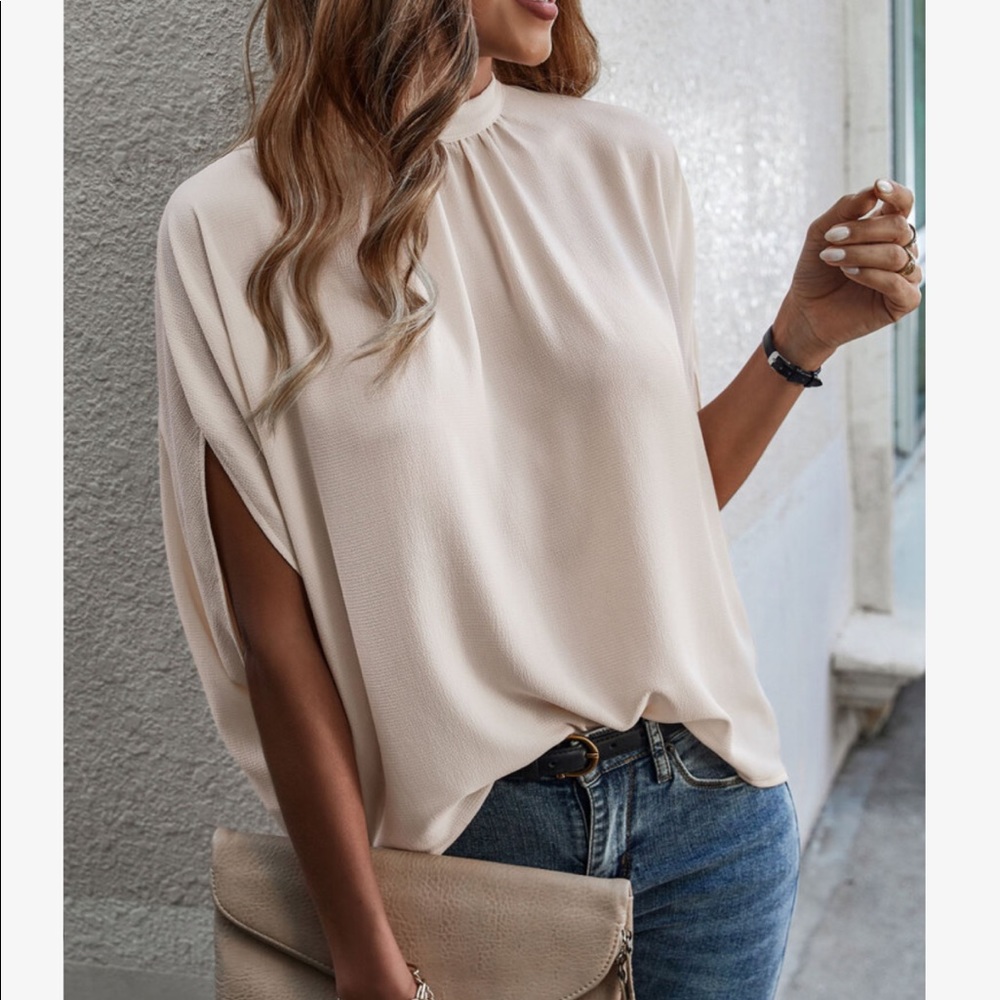 Boho Oversized Loose Fit Dolman Sleeve Top Blouse GREEN - Picture 7 of 14